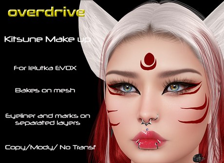 Second Life Marketplace - .::Overdrive::. Kitsune Makeup